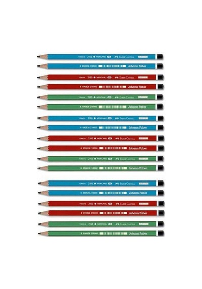 Faber Castell Mercanlı Kurşun Kalem- 18 Li Siyah