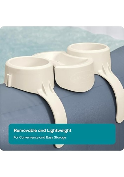 Bestway Lay-z Spa İçecek Tutucu, Set 35 X 2,32 X 20,5 Cm, Beyaz Açık Ahşap