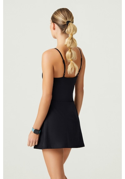 Los Ojos X Melodi Siyah Tenis Elbisesi Spor Elbise Tennis Dress Siyah Siyah