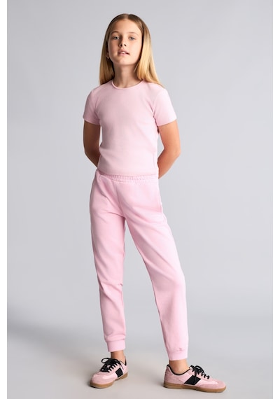 Defacto Esnek Belli Jogger Eşofman Altı Kız Çocuk Y1226a626aupn693 Pembe-pn693