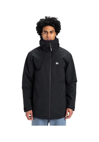 Quiksilver Quıksılver Overcast 3k Parka Erkek Anthracite - Solid Ceket Eqyjk04203-11793 Siyah