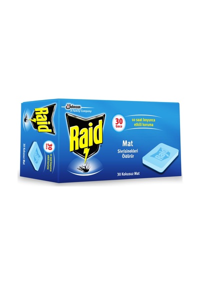 Raid Mat Tablet Yedek 30 Gece - 7 Adet Tarı