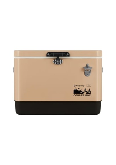 51 L Cooler Box Buz Kutusu Açık Bej