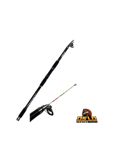 Revenger Rv-65 Oslo Black Fight 360cm 100-200gr Profesyonel Surf Sazan Kıyı Olta Takımı Seti