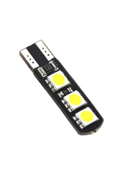 T10 Canbus Smd 5050 6 Ledli Evrensel Beyaz Led Tekli