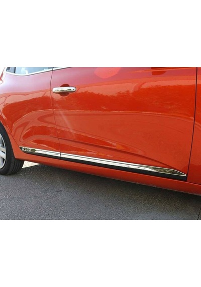 Renault Clio 5 Krom Yan Kapı Çıtası 4 Parça 2019 ve   Sonrası