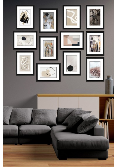 Modern Style 12 Parçalı Mdf Tablo Mck014 Çok Renkli - 713604693 Çok Renkli