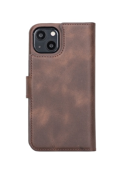 Bouletta Apple İphone 13 Uyumlu Deri Kılıf Mw36 Tn3