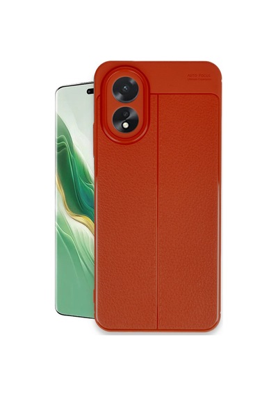 Oppo A38 Uyumlu Kılıf Auto Focus Kapak - Kırmızı