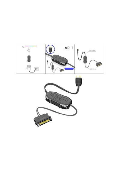 Suntek Argb Denetleyici Uzaktan Kumanda 5v Usb Anahtarı 5v Kasa