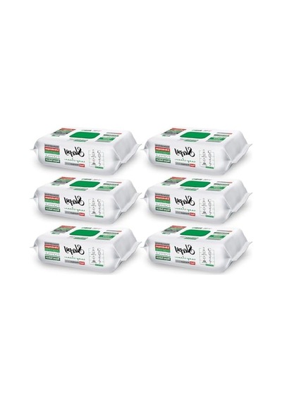 Sleepy Easy Clean Premium Beyaz Sabun Katkılı Yüzey Temizlik Havlusu Mendili 6x100 600 Yaprak Açık Bej