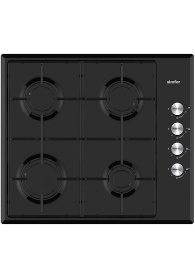 Simfer 4 Fonksiyon Trend Mekanik Metal Siyah 2'li Ankastre Set (Fırın + Ocak)