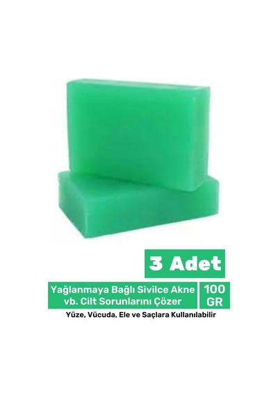 100% Doğal Güzel Kokulu El Yüz Saç Vücut Cilt Onaran Kolajen Etkili Okaliptus Bitkisel Sabun 3 Adet