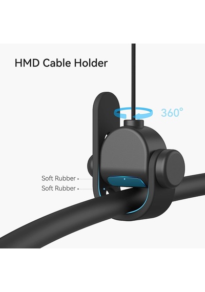 Kıwı Design Vr Kablo Yönetimi, 6 Paket Vr Makara Sistemi - Siyah