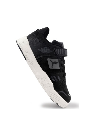 Sneaker Ortopedik Taban Unisex Çocuk Spor Ayakkabı SİYAH-BEYAZ