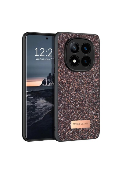 Note 14 Pro 4g Bright Simli Kapak - Derin Mor