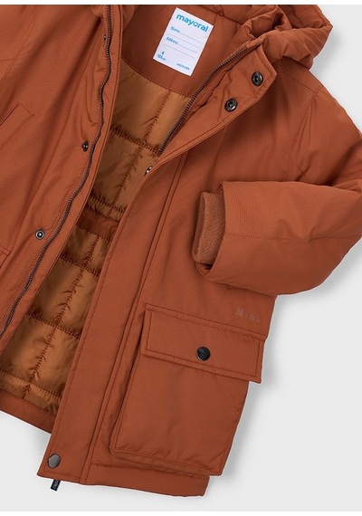 Mayoral Erkek Çocuk Kapüşonlu Parka Kiremit 4471 Kıremıt