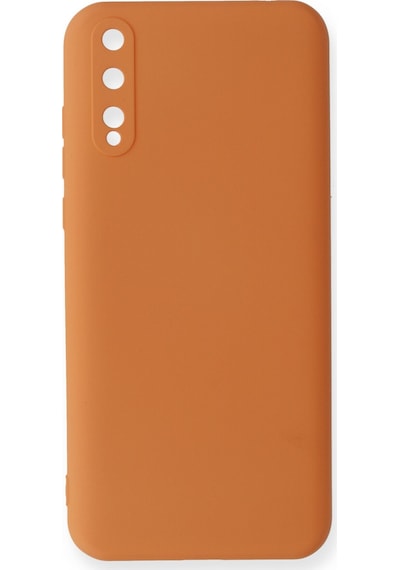 Newface Huawei P Smart S Kılıf Nano İçi Kadife Silikon Semeglbl - 74 - Turuncu