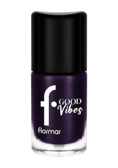 Flormar Good Vibes Yüksek Pigmentli & Parlak Bitişli Nefes Alabilen Oje 005 Purple Lettuce