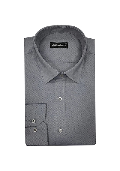 Atilla Özer Uzun Kol Slim Fit Erkek Gömlek-6848 001