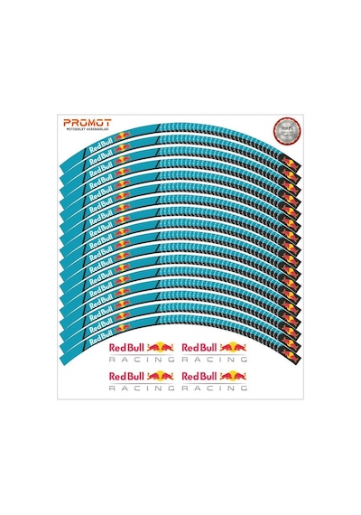 Redbull Tasarım Motosiklet Jant Şeridi Model 8 Diğer
