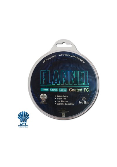 DFT Bojin Flannel Fluorocarbon100 m 0.25 mm Misina