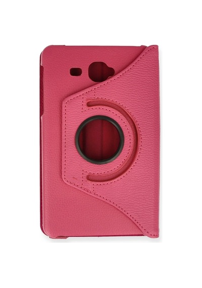 Mmb-trade Samsung Uyumlu Galaxy T280 Tab A 7 Kılıf 360 Tablet Deri Kılıf - Pembe Mmbz