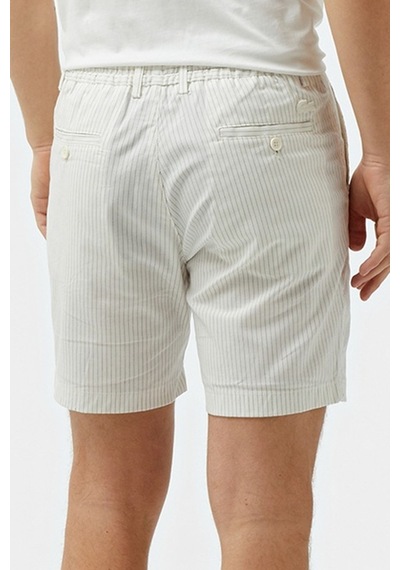 Lacoste Men's Slim Fit Bermuda Shorts Erkek Dar Kesim Pamuk Bermuda Şort Beyaz