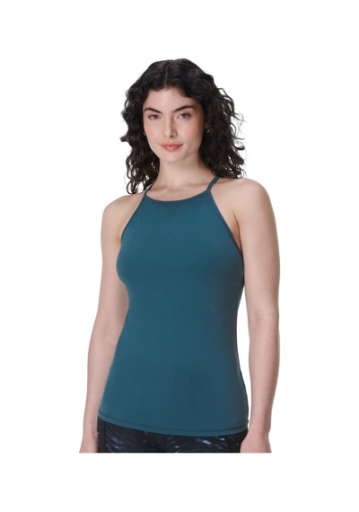 Sweaty Betty Sweaty Betty Soft Flow Double Up Bra Tank Kadın Mavi Fitness Bra 5133 Mavi