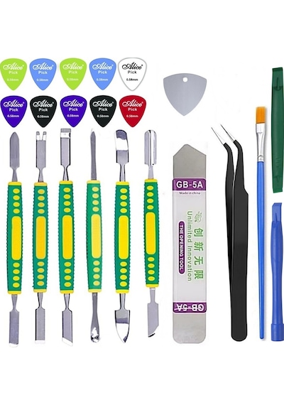 Çok Amaçlı Bilgisayar Tv Notebook Laptop Tablet Telefon Pc Metal Sökme Çubuk Spatula Pena Tamir Onarım Seti53
