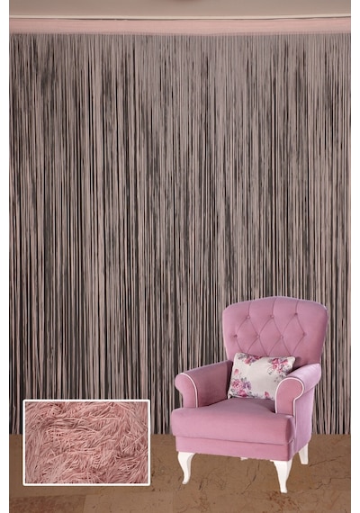Ip Model Pudra Renk Ip Perde 300x270 Cm - 2 Mm Şerit