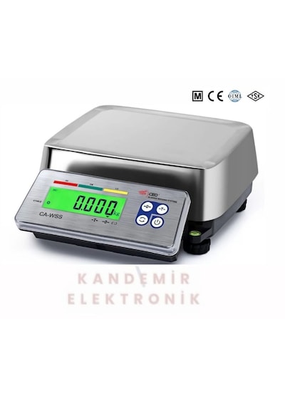 Paslanmaz Tartım Terazisi Ca-wss Ip69