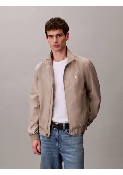 Calvin Klein Lv04rf520grak Ls Unfilled Nylon Harrington Erkek Ceket Bej
