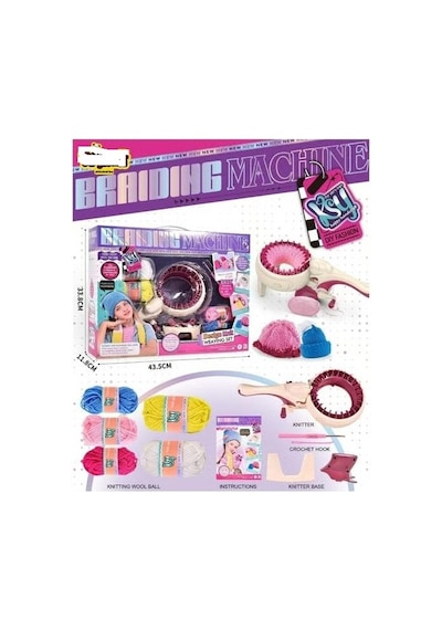 Nessiworld Ksy898 Dıy Bere-atkı Örme Full Set 8-tyc Pembe