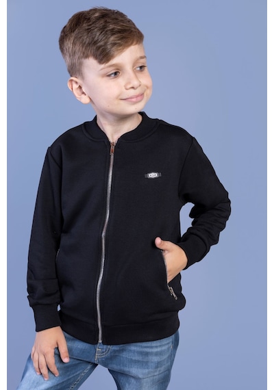 Toontoy Kids Toontoy Erkek Çocuk Kolej Yaka Fermuarlı Cepli Baskılı Örme Hırka - 2 İplik Şardonlu Siyah Toontoy Kids Toontoy Erkek Çocuk Kolej Yaka Fermuarlı Cepli Baskılı Örme Hırka - 2 İplik Şardonlu Siyah