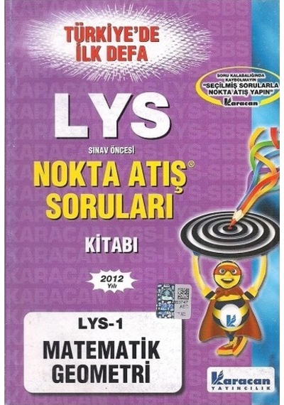 Lys 1 Matematik - Geometri Nokta Atış Karacan Yayınları Karacan