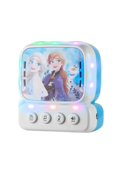 Disney Frozen Karlar Ülkesi Mini Karaoke Mikrofon Seti Işıklı Kemer Kancalı Lisanslı Mikrofonlu DY-3650-FR