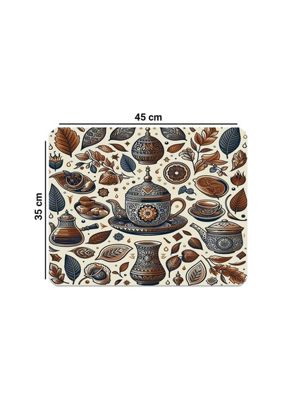 Valerine Life Kahve Makinesi Matı Su Geçirmez Kaymaz Yıkanabilir Çaycı, Çay Espresso Makinesi Pad 35x45cm 27240102