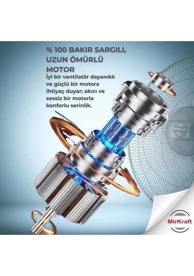 Mirkraft Fs-40br Stand Fan Vantilatör 16'' Manuel