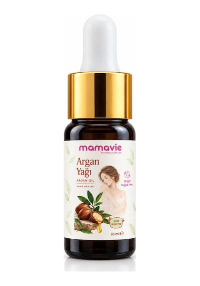 %100 Saf Argan Yağı 10 Ml Doğal Soğuk Pres Cilt, Saç Ve Tırnak Bakım Yağı - 937409022