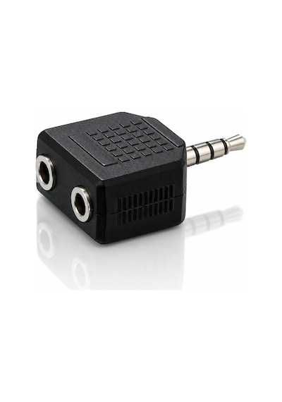 Philips Swa2551w/10 3.5mm Stereo Kulaklık Çoklayıcı Y Splitter Adaptör 1 Erkek 2 Dişi