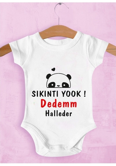 Tuğbababy Baby Sıkıntı Yok Dedem Halleder Kız Erkek Beyaz