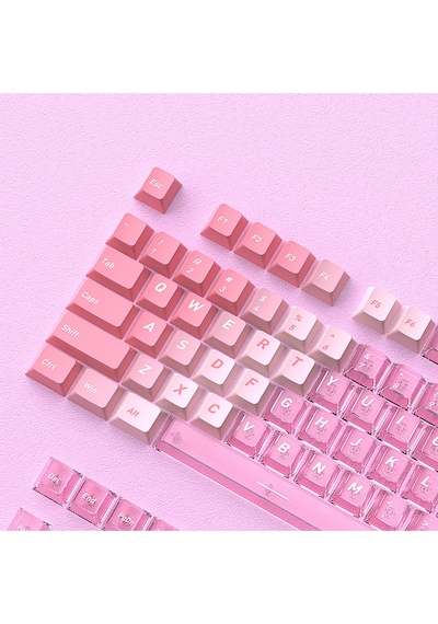 Klavye Keycaps Tuş Başlıkları, 153 Tuş, Pbt Boya Süblimasyonlu Pc Mekanik Klavye Uyumludur.