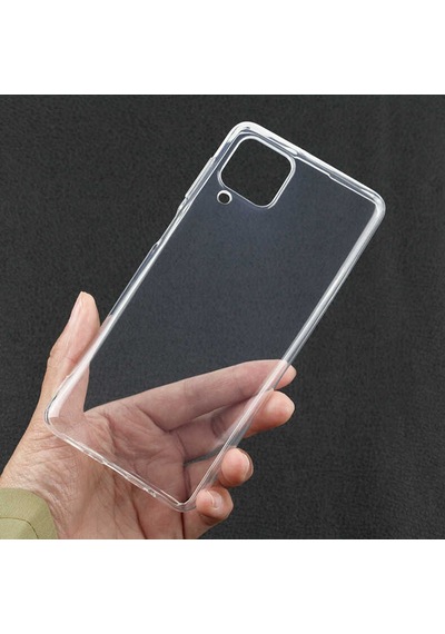 Zore Galaxy Uyumlu A22 4g Kılıf Msra Süper Silikon Kapak - Renksiz Renksiz