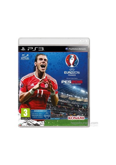 Pes 2016 + Euro 2016 PS3 Oyun