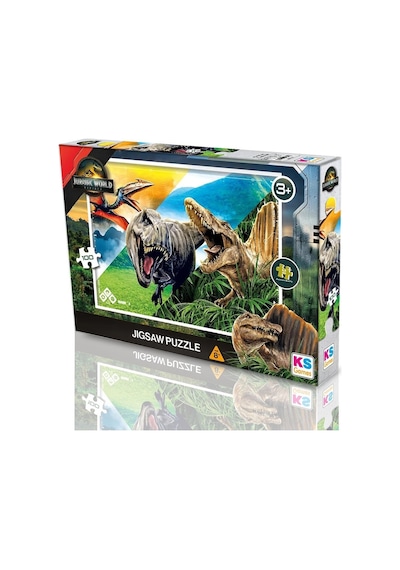100 Parçalı Jurassic World Temalı Eğlenceli Yapboz