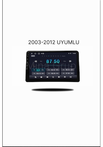 Snp Serisi Fiat Panda 2003-2012 Uyumlu 9 İnç Multimedya Sistemi 4-32 Gb, Geri Görüş Kameralı 9"