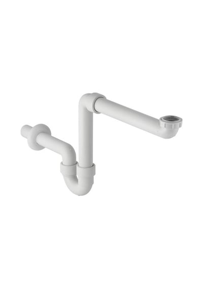 Geberit Lavabo Sifonu Yer Tasarruflu Model 1 32mm 261.862.11.1 Beyaz
