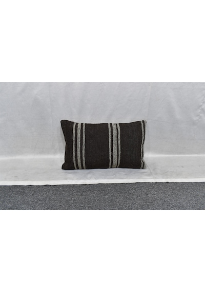 Zehra Abla Halı Yeni El Dokuma Dekorluk Lumbar Kilim Kırlent Yastık Kılıfı 7498 Çok Renkli