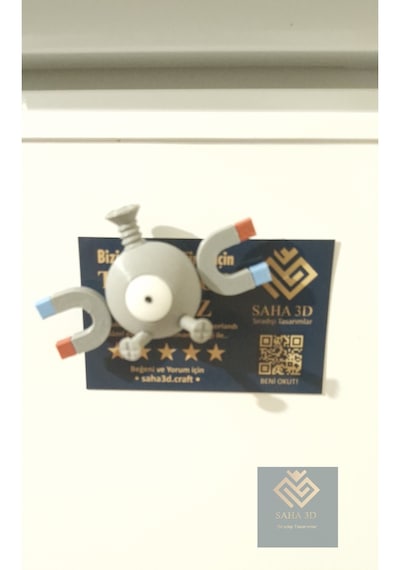 Pokemon Magnemite Figür 7 Cm Mıknatıslı, Magnet